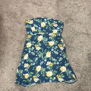 Old Navy Blue Floral Mini Dress